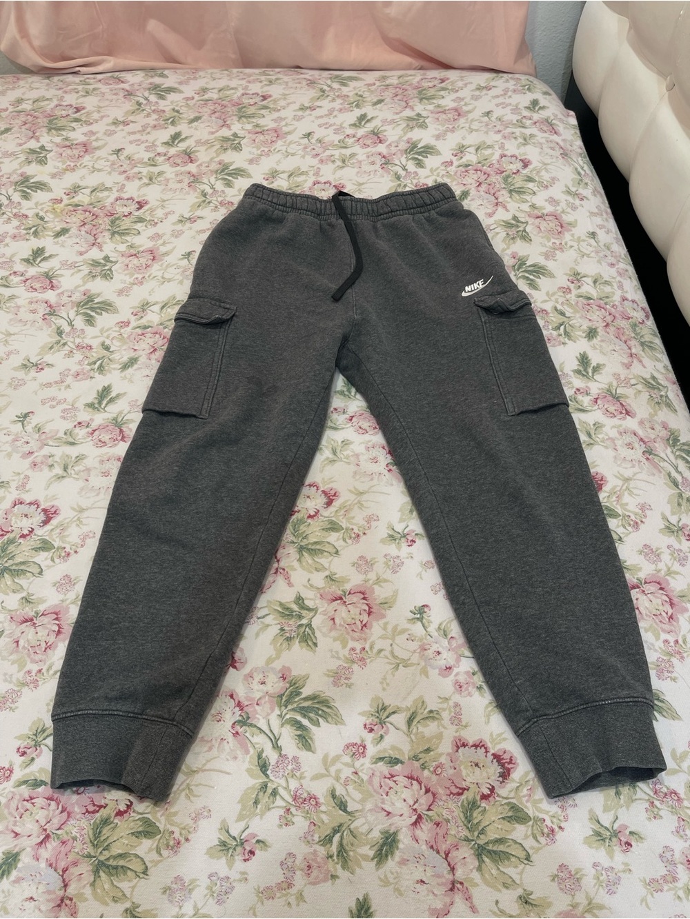 Nike Dark Gray Kids Cargo Sweatpants Joggers